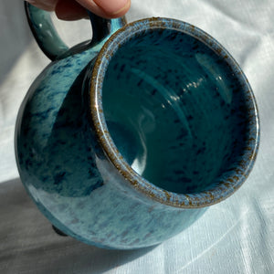 Aqua Footed Mug