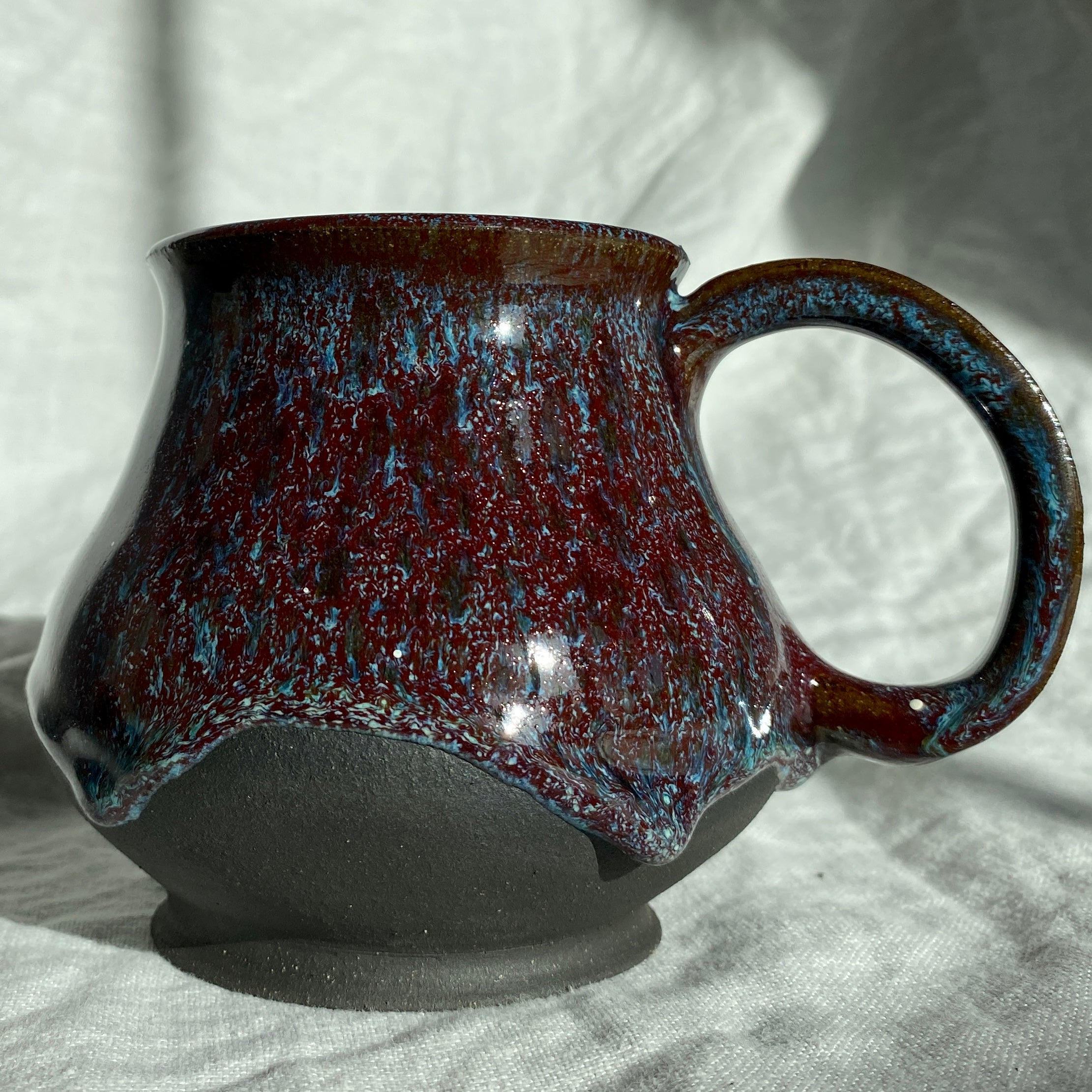 Red flux mug