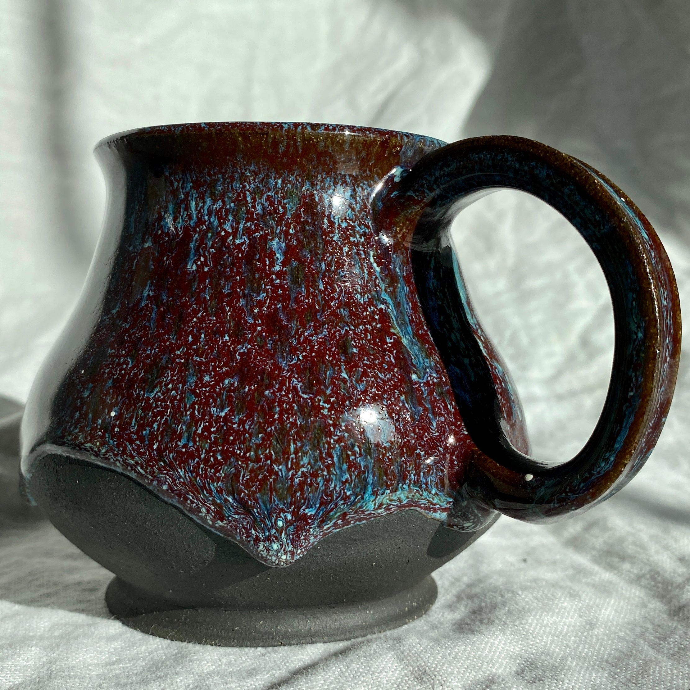 Red flux mug