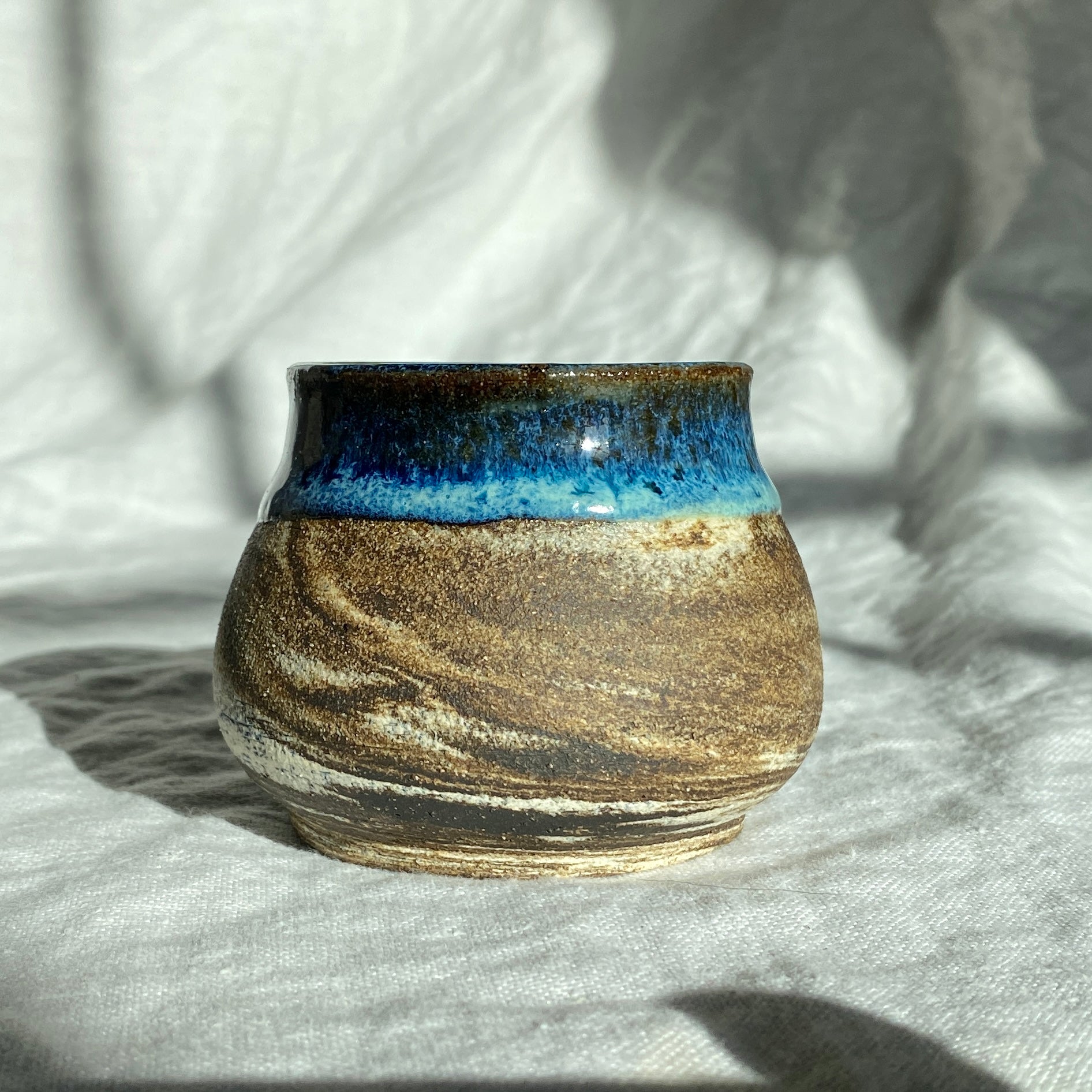 Azure Swirl Cup